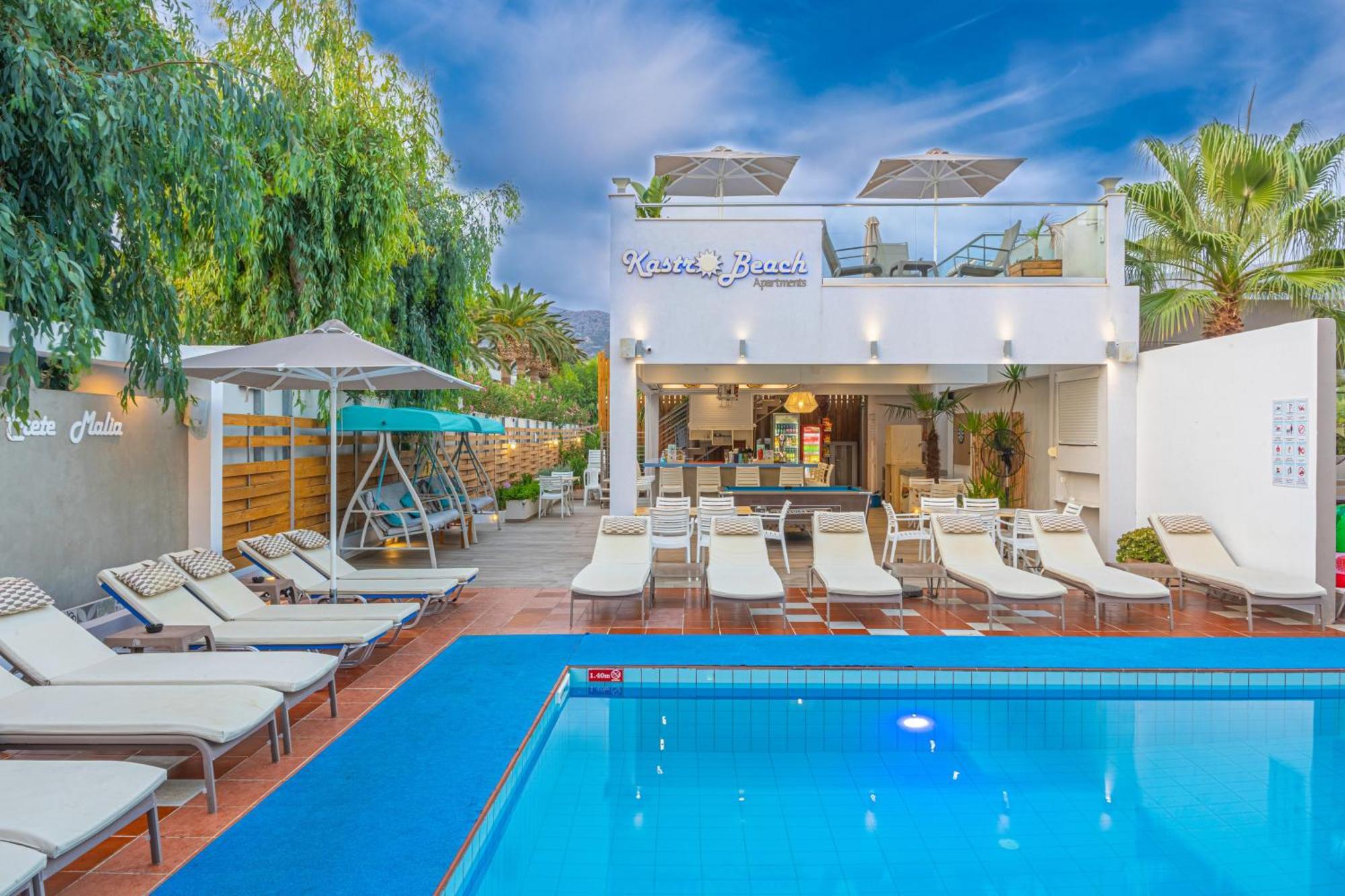 Kastro Beach Apartments Malia Dış mekan fotoğraf